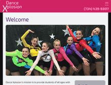 Tablet Screenshot of dancexplosion.net